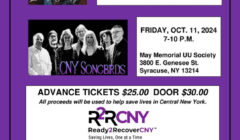 Loren Barrigar & CNY Songbirds in Concert to Support Addiction Recovery