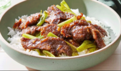 Mongolian Beef & Spring Onions