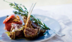Lamb Chops Braised In Pomegranate
