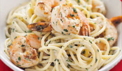 Garlic Shrimp Spaghetti