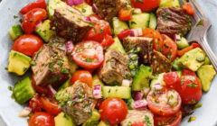 Chopped Chimichurri Steak Salad