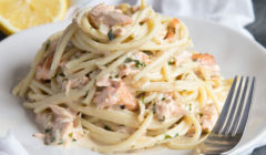 Salmon Pasta in a Creamy Dill Sauce